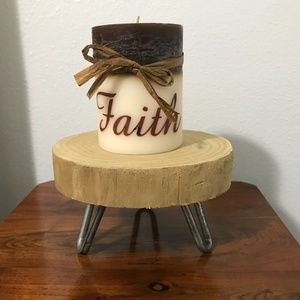 New Scented Candle & Stand